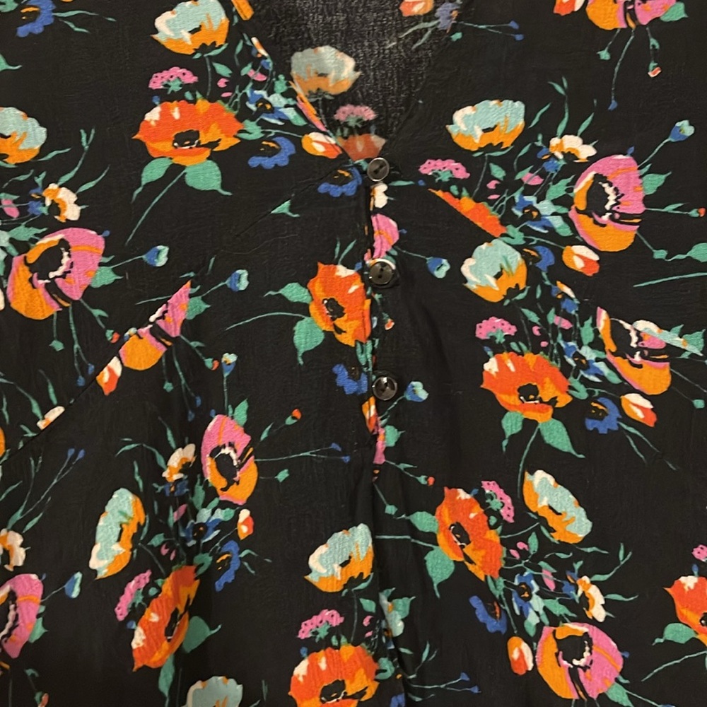 Zara Floral Blouse - Picture 2 of 3